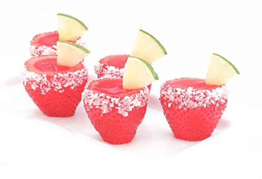Strawberry Margarita Jell-O Shooters