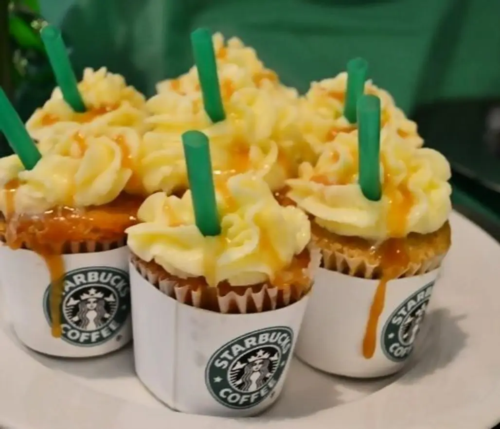Starbucks Caramel Frappuccino Cupcakes