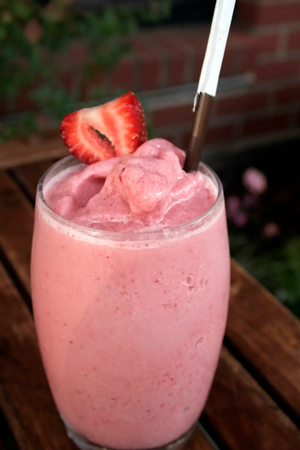 Strawberry Almond Butter Smoothie