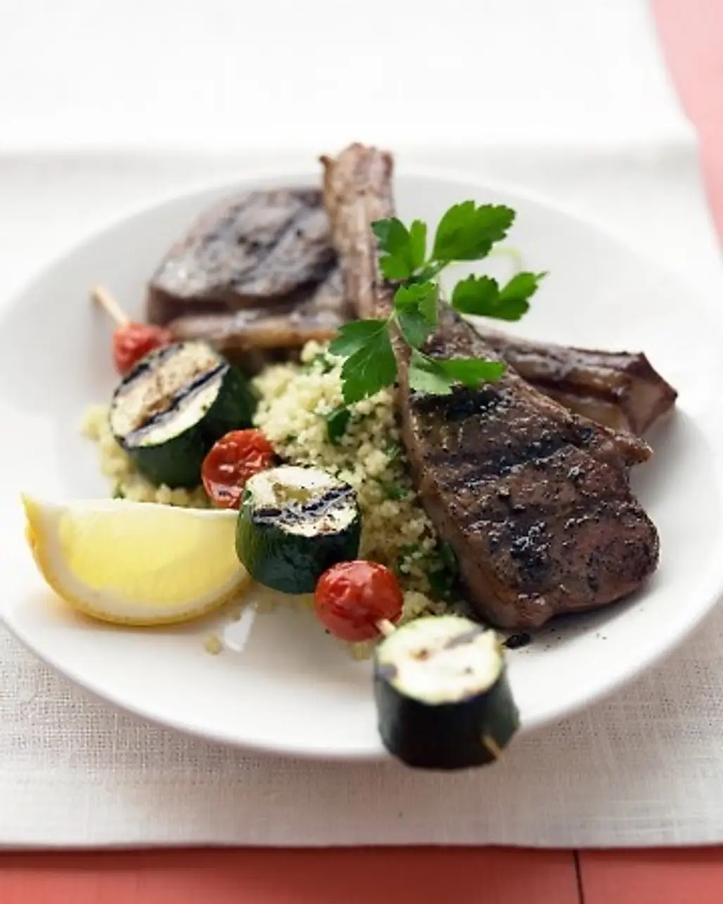 Grilled Lamb Chops with Rosemary and Garlic