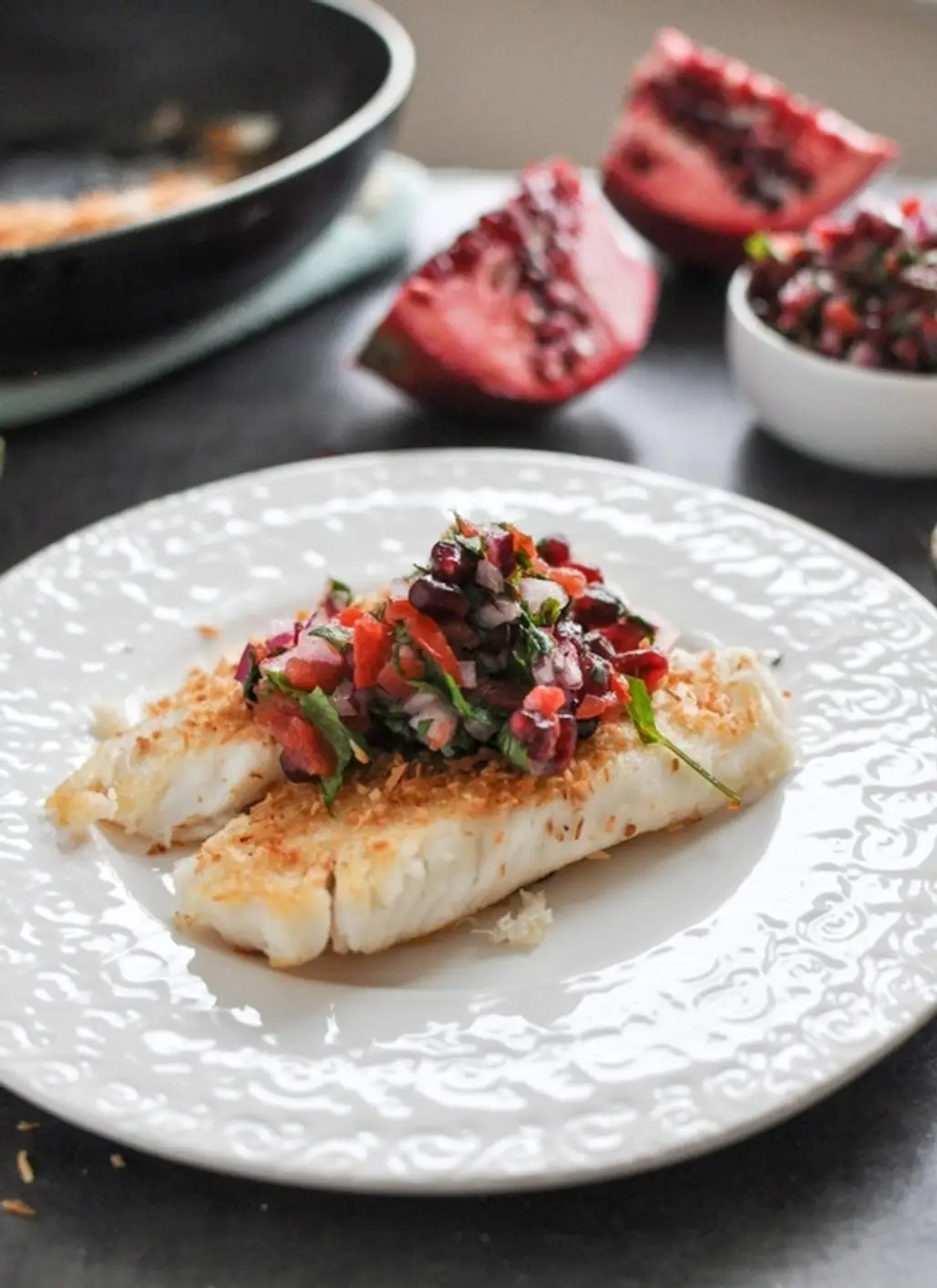 Garlicky Grilled Tilapia with Couscous
