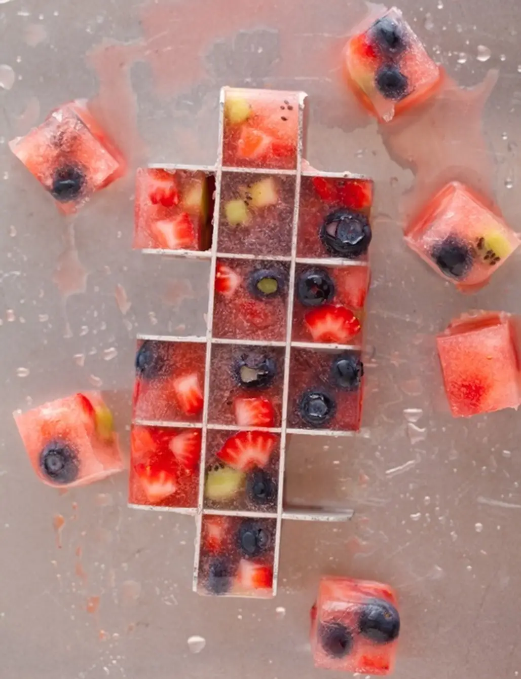 Make Fruit Ice Cubes