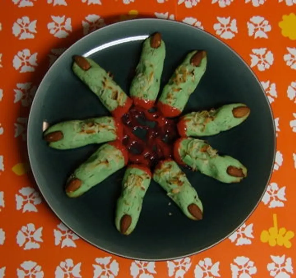 Frankenstein Finger Cookies