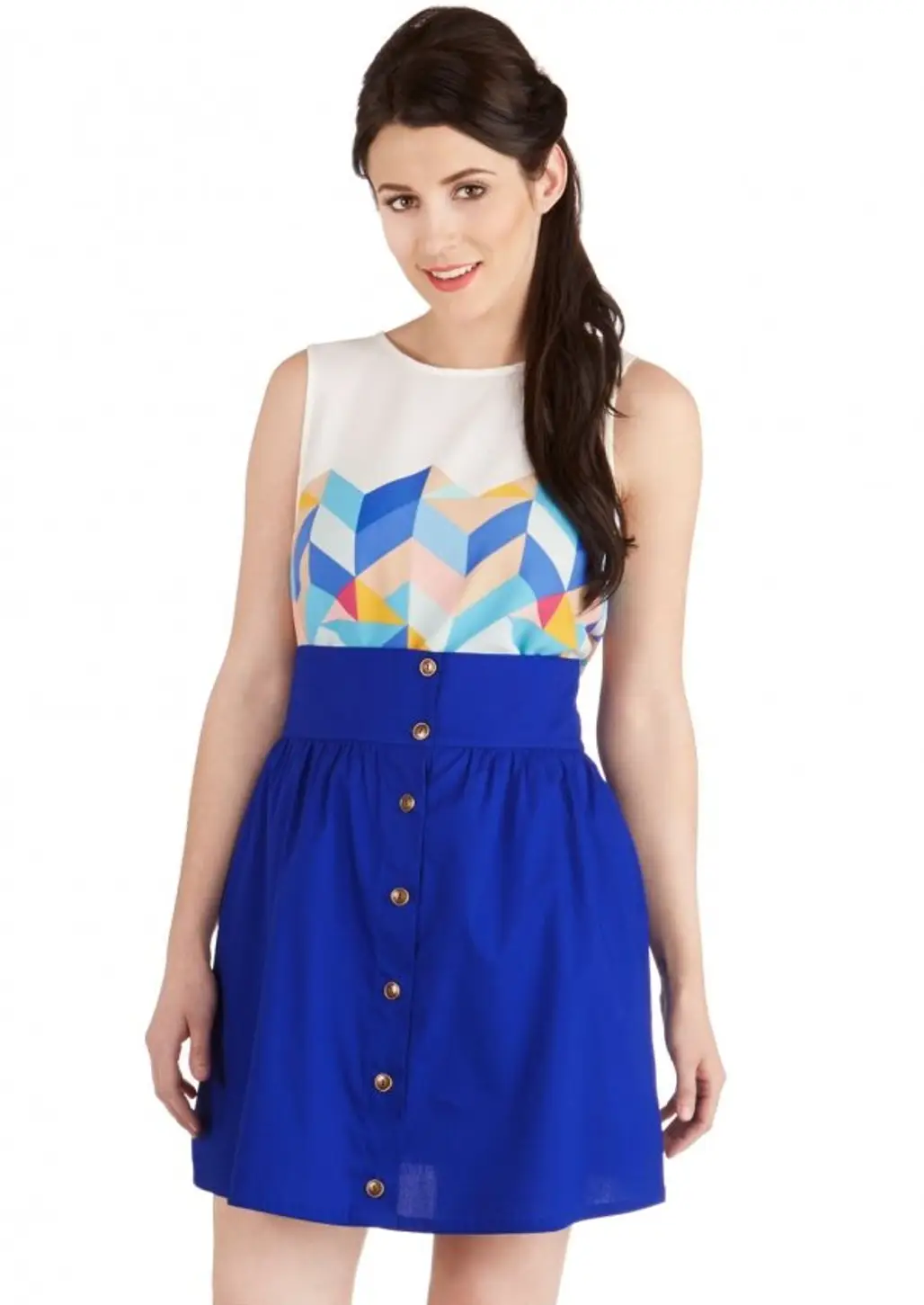 Curry Your Enthusiasm Skirt in Royal Blue