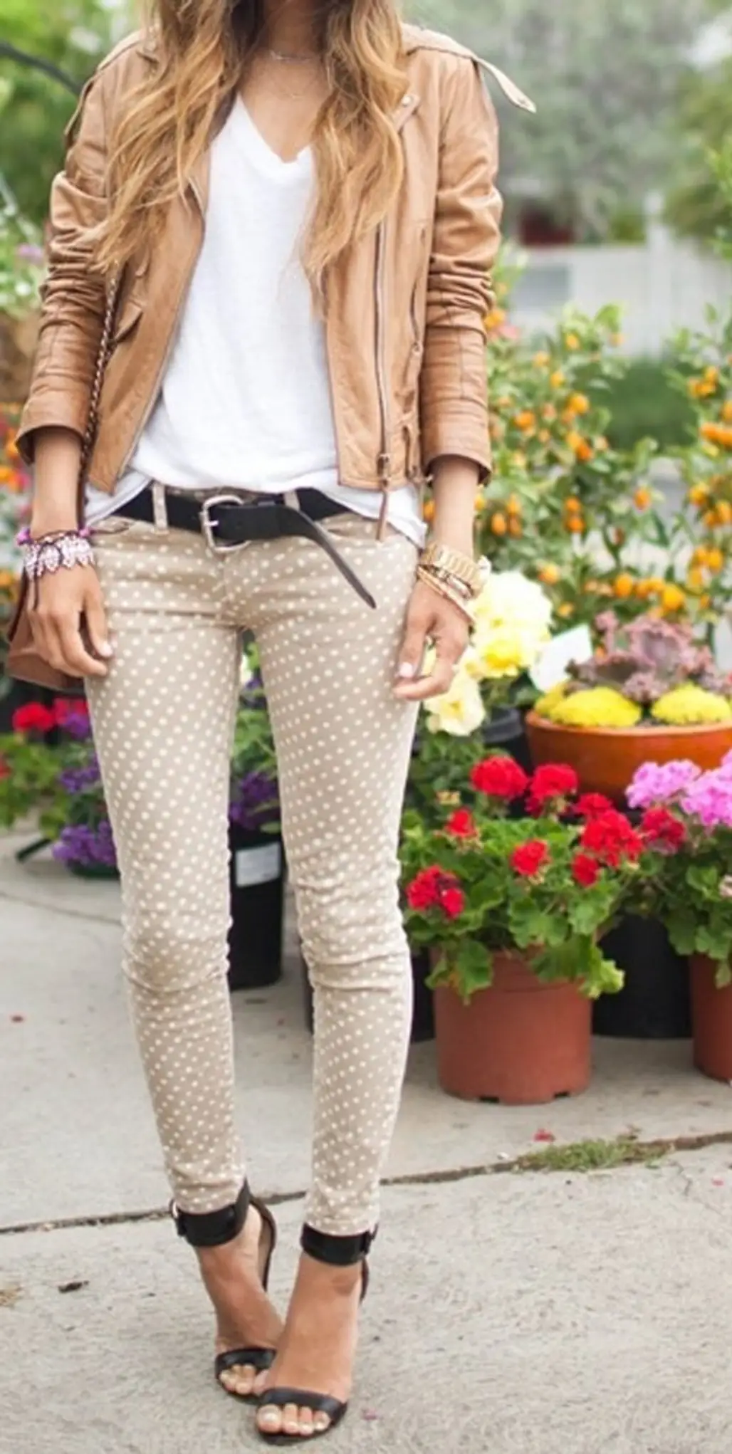 Polka Dotted Jeans