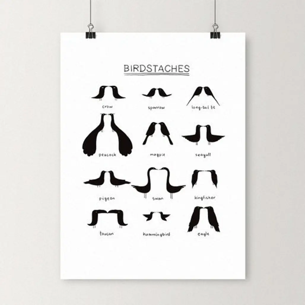 cartoon,hairstyle,product,poster,moustache,