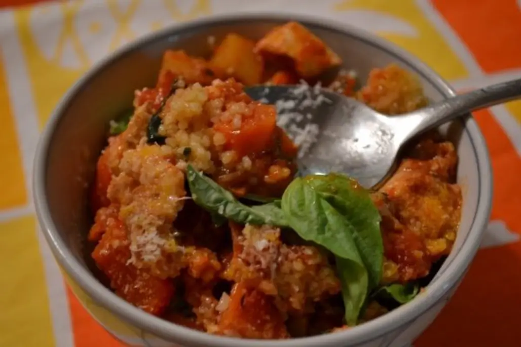 Mediterranean Vegetables with Couscous