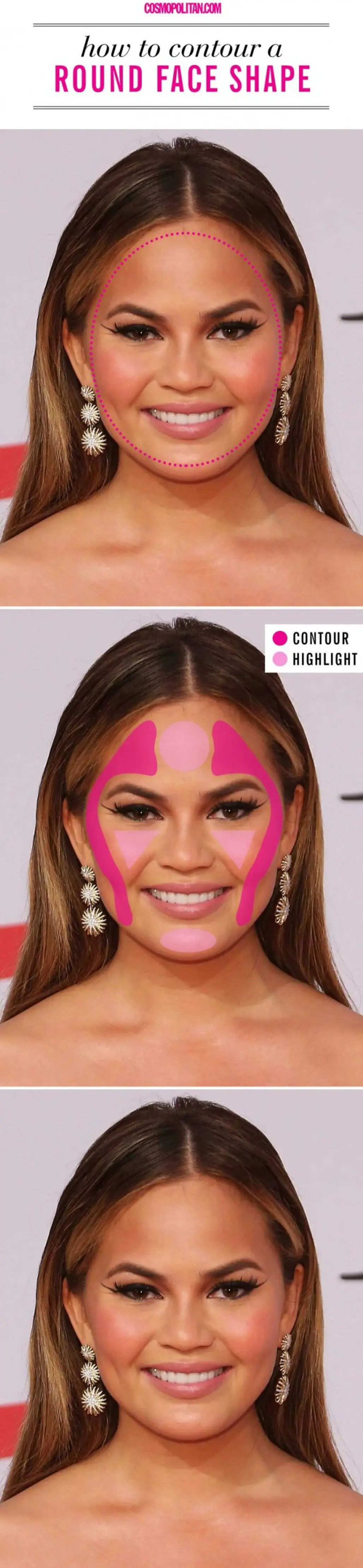 How to Contour if You Have a round Face Shape