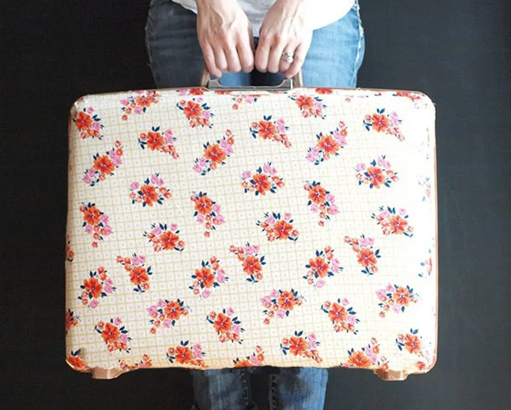 It's Easy to Spot Your Fabric Covered Suitcase on the Luggage Carousel