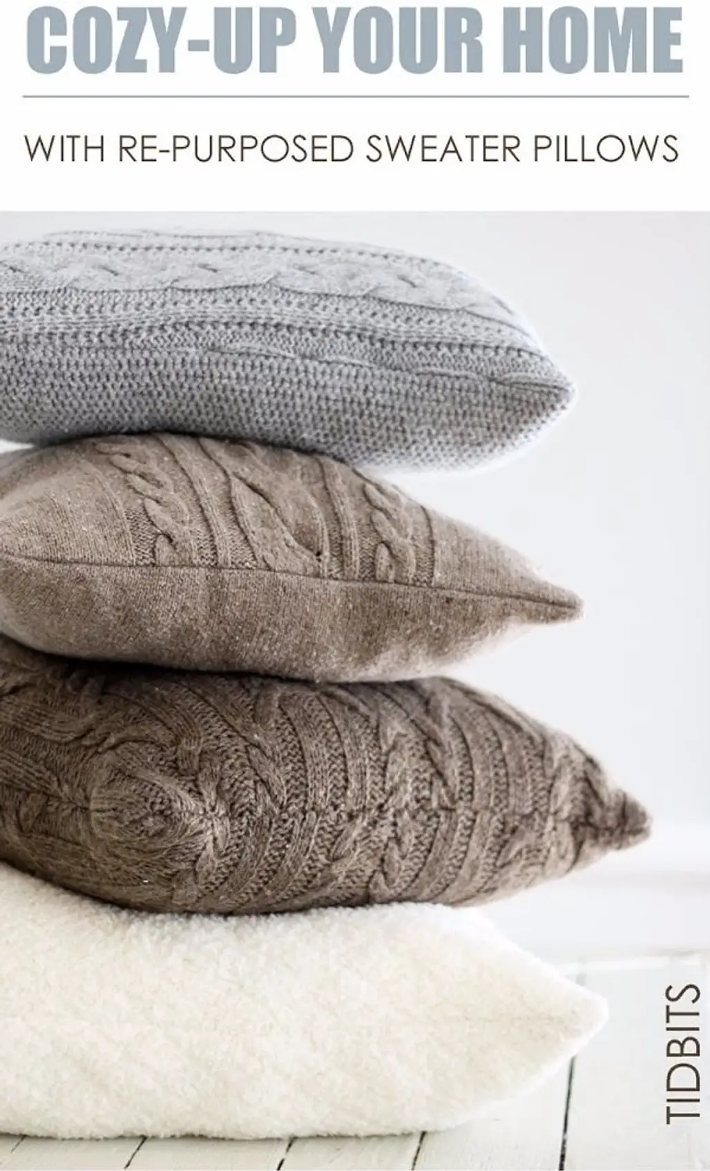 Re-Purposed Sweater Pillows,