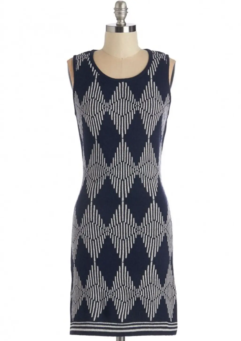 ModCloth Mid-length Sleeveless Sweater Dress Composed and Cozy Dress