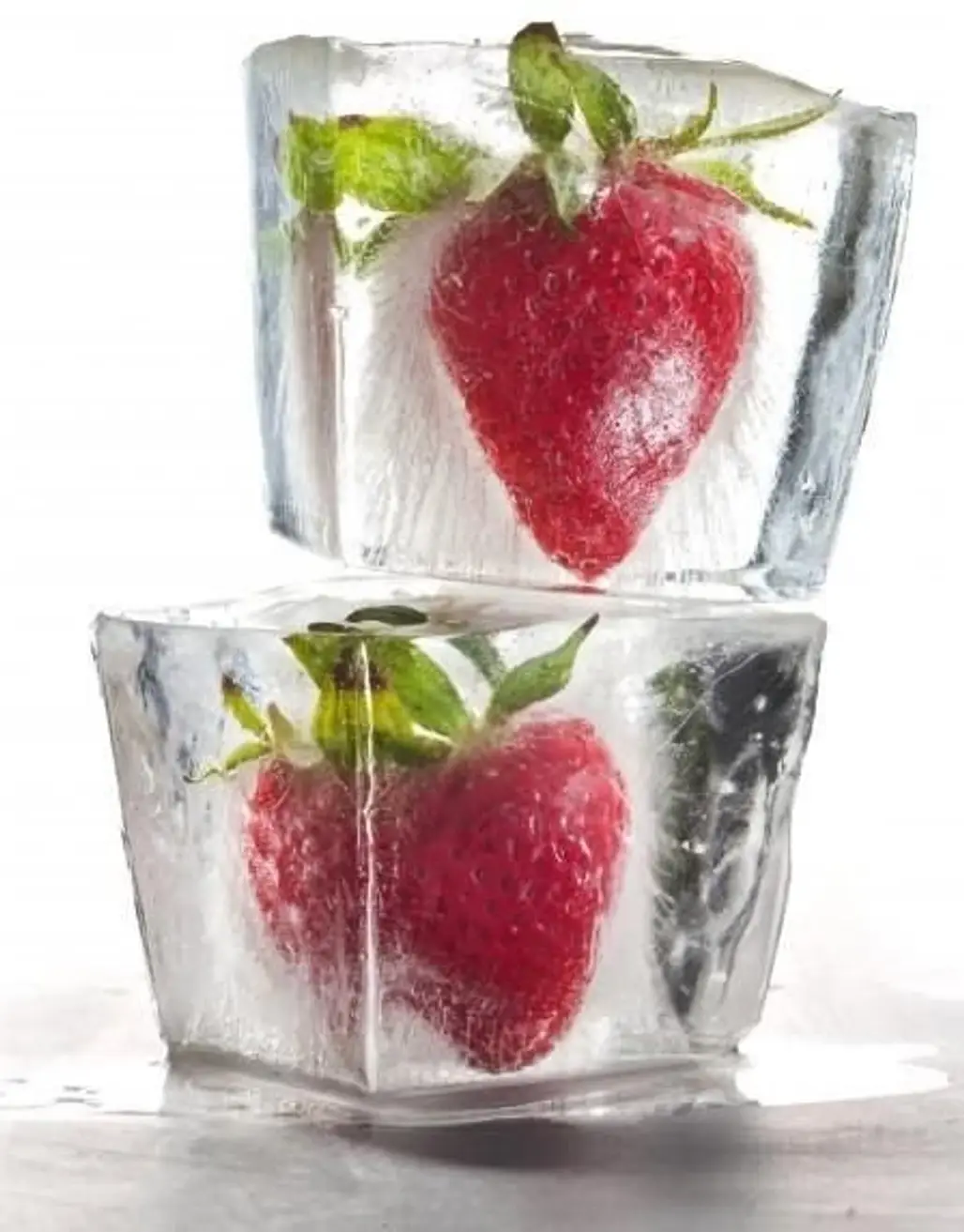 Strawberry Ice Cubes