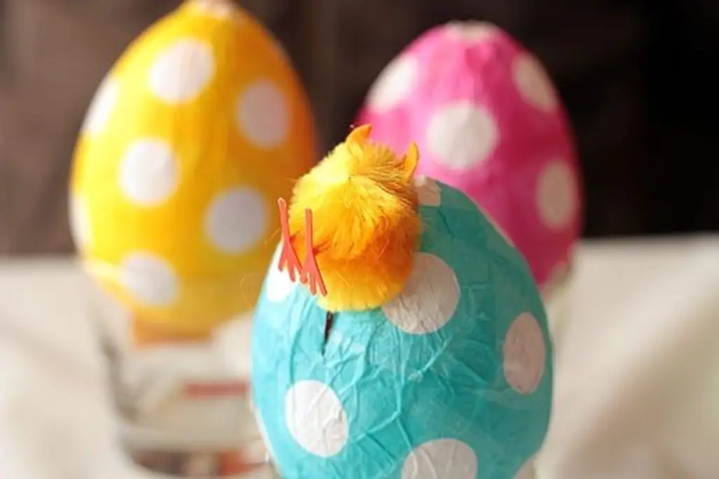 Papier-Mache Easter Eggs