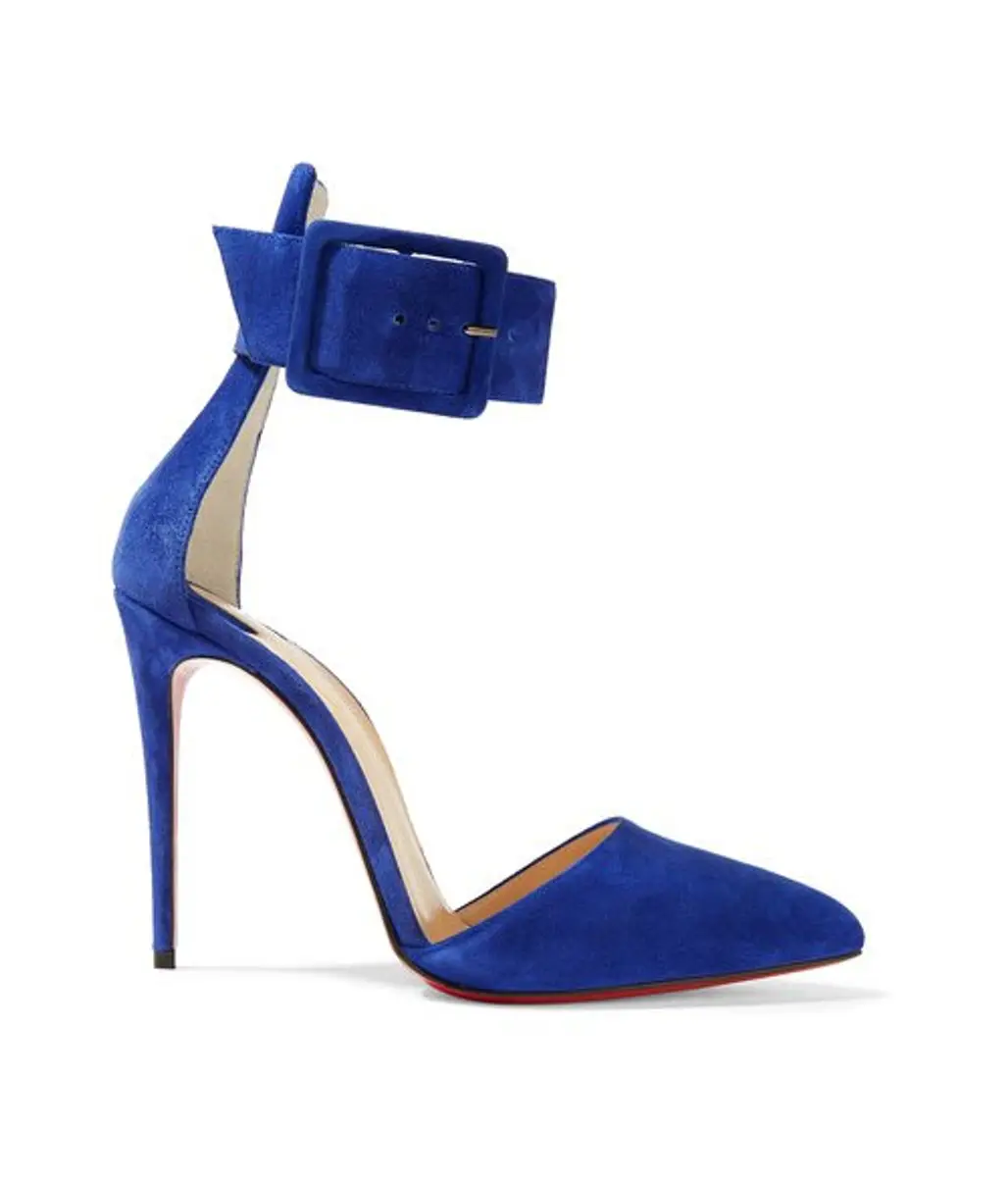 blue, cobalt blue, footwear, electric blue, high heeled footwear,