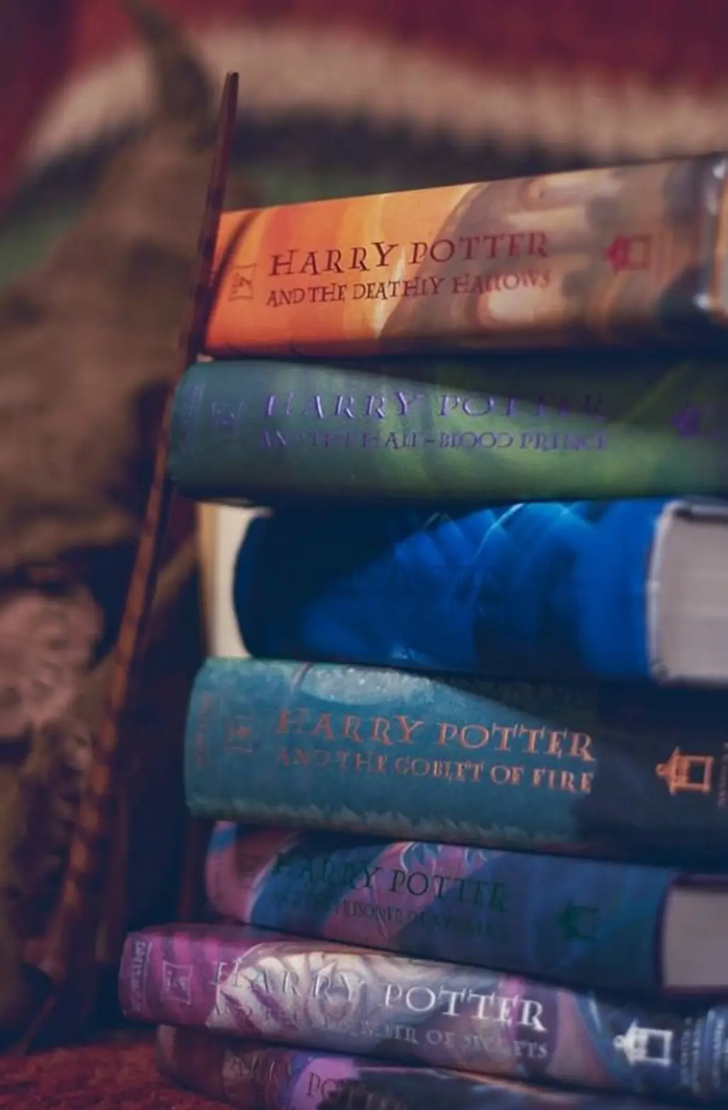mobile device, book, HARRY, POTTER, AND,