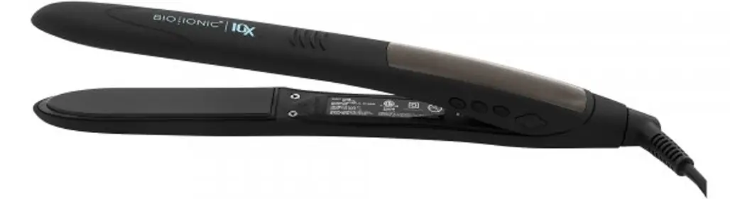 hair iron, glasses, utility knife,