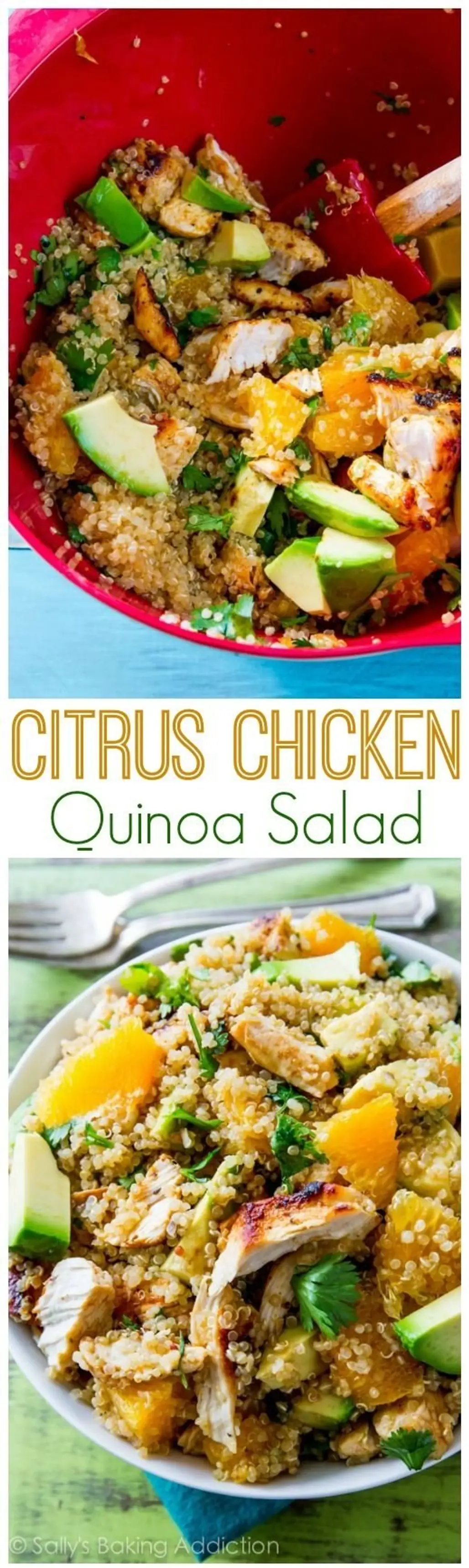 Citrus Quinoa Chicken Salad