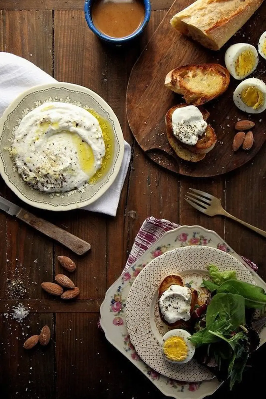 Whipped Ricotta Toast with Lemon and Olive Oil