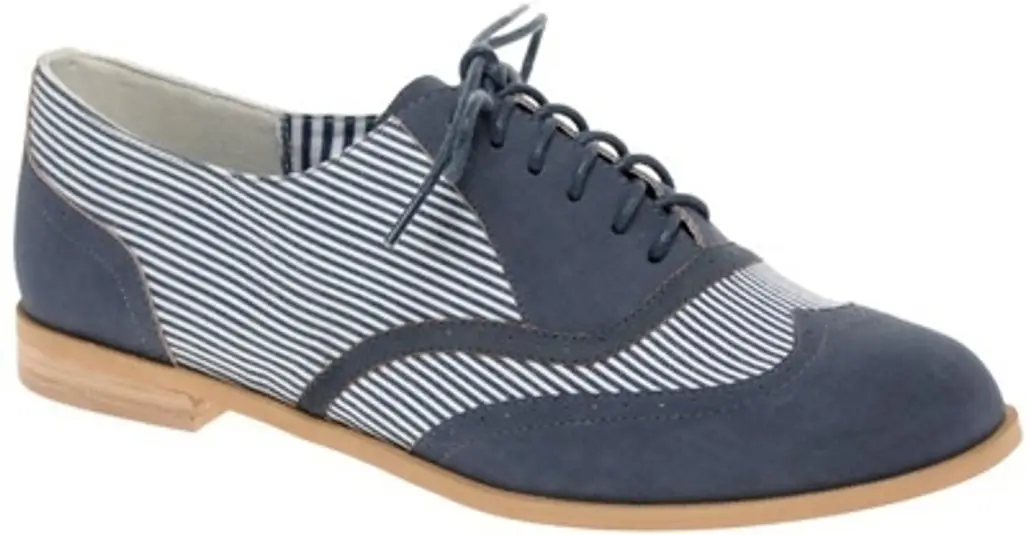 ASOS Mister Striped Lace up Brogue