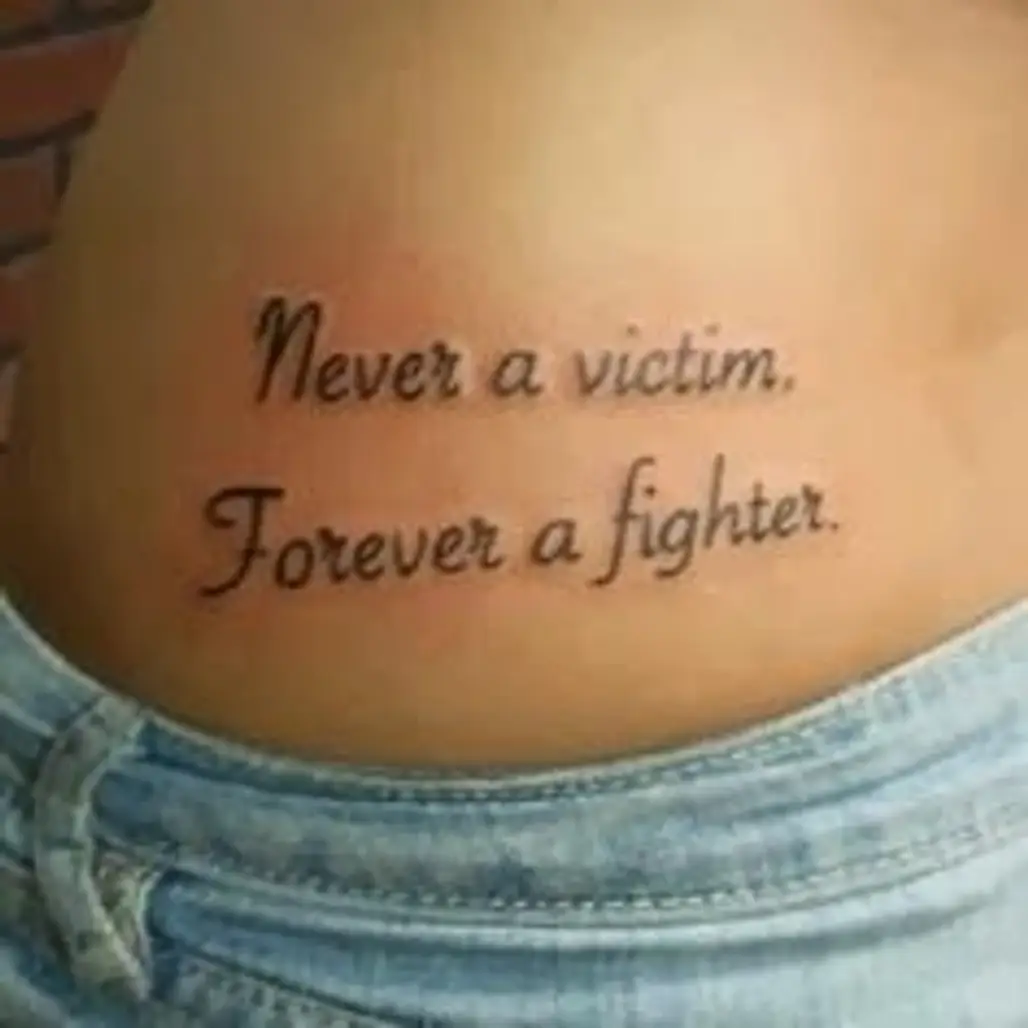 Never a Victim Forever a Fighter