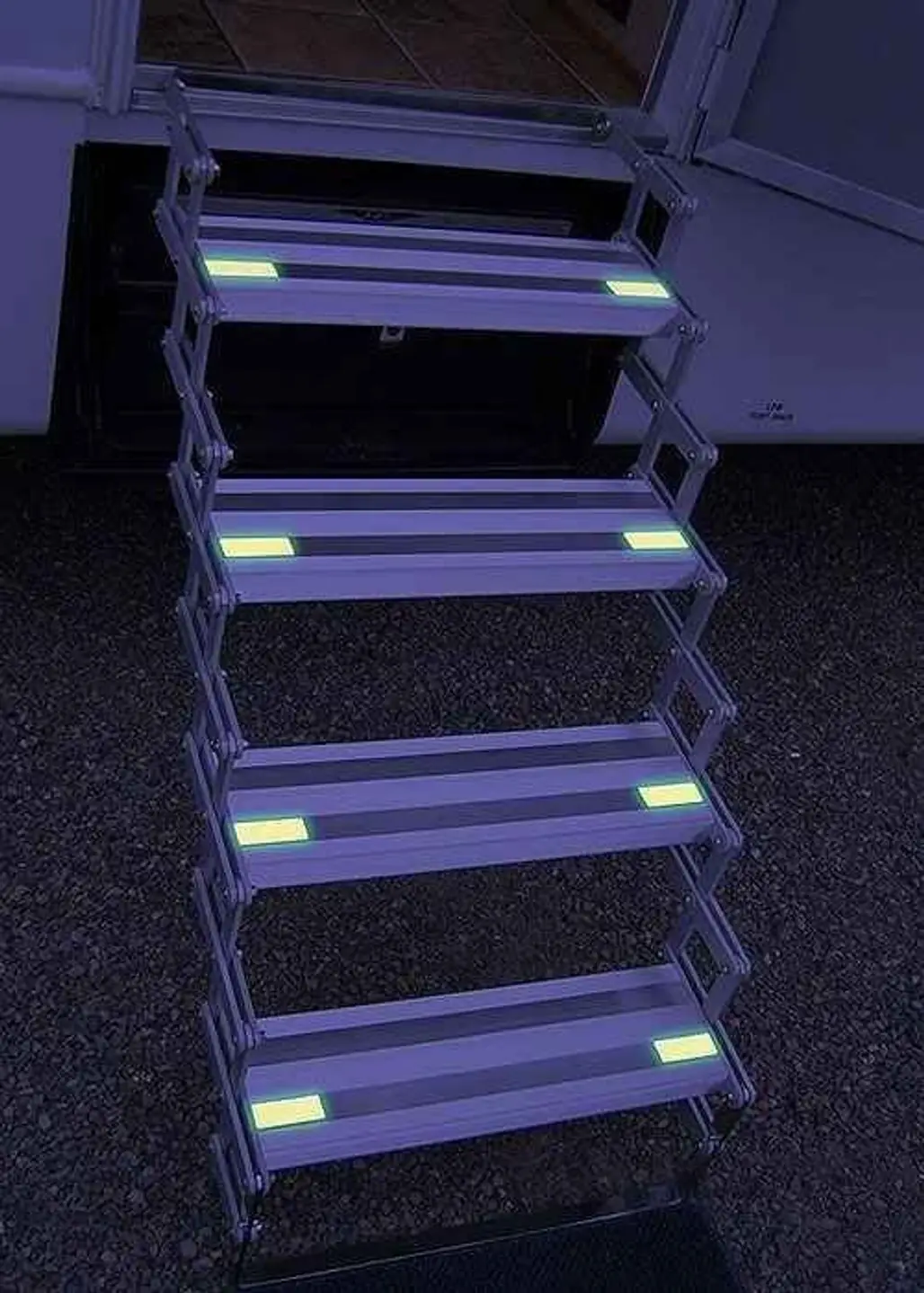 Add Glow in the Dark Tape to Your Rv Stairs at Night