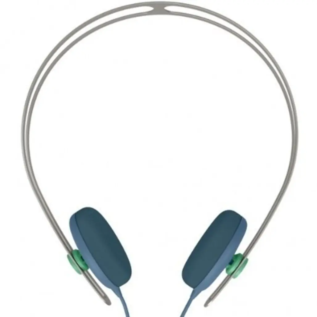 Tracks Headphones with Mic, Petrol Blue
