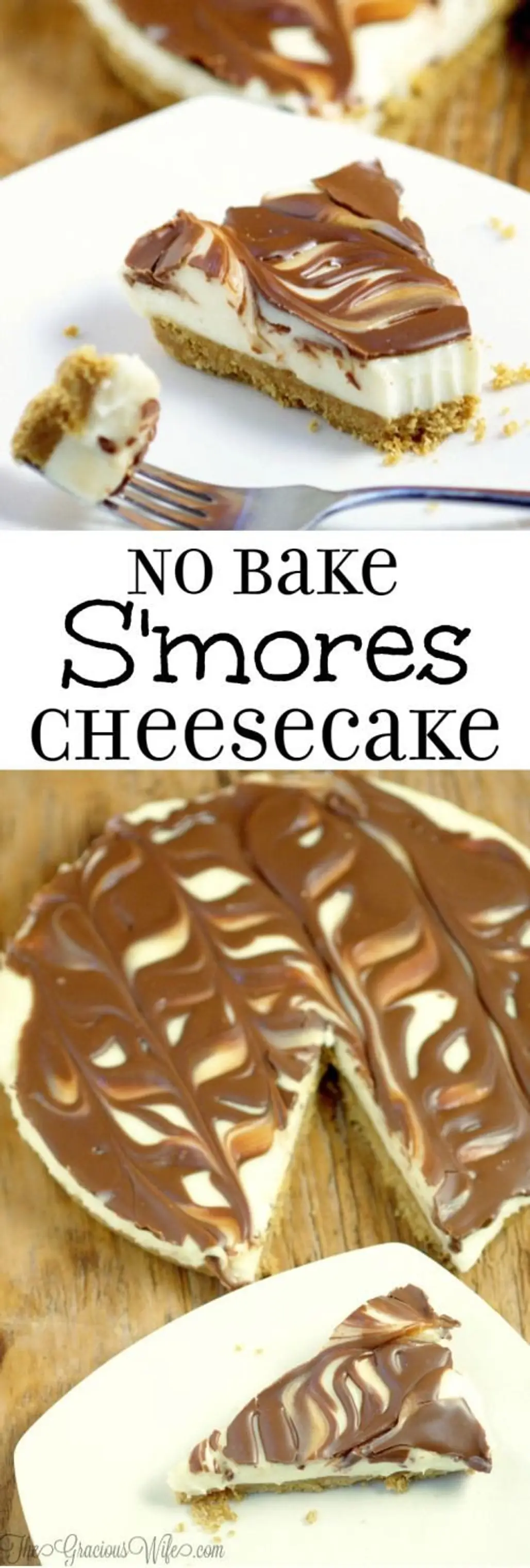 Easy No-Bake Smores Cheesecake