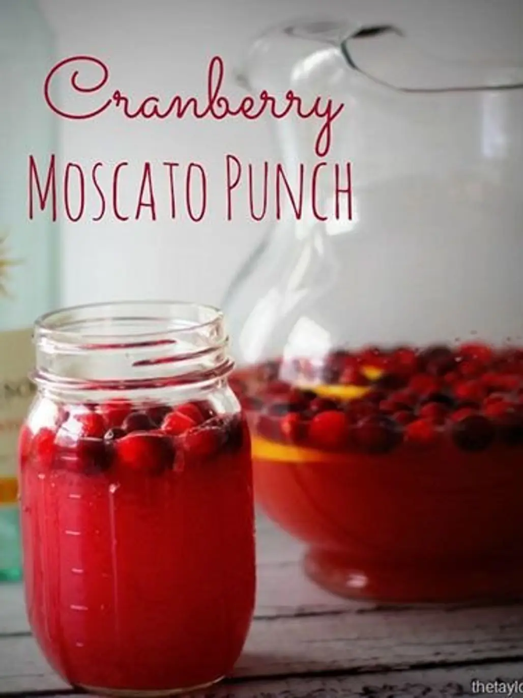 Cranberry Moscato Punch