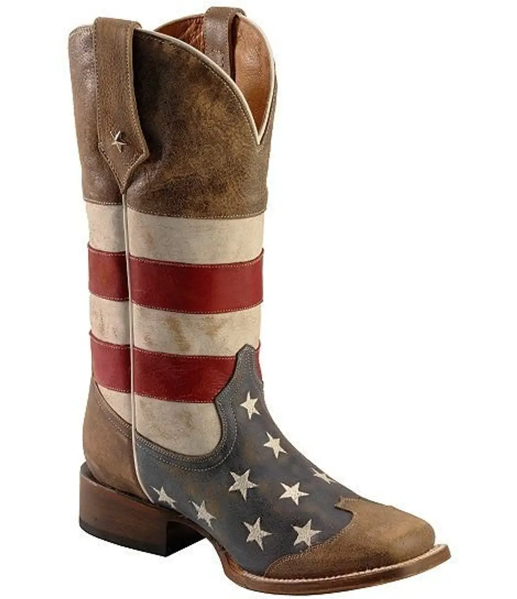 Roper American Flag Cowboy Boots