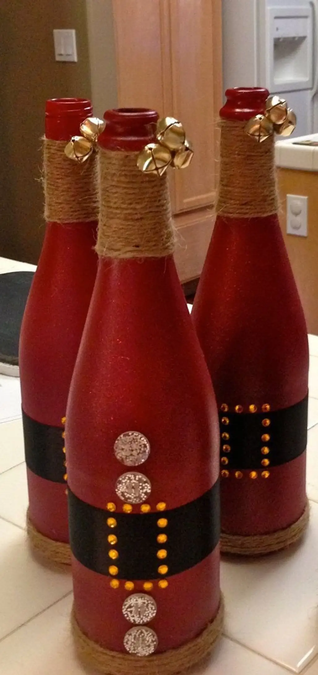 Santa Claus Wine Bottle