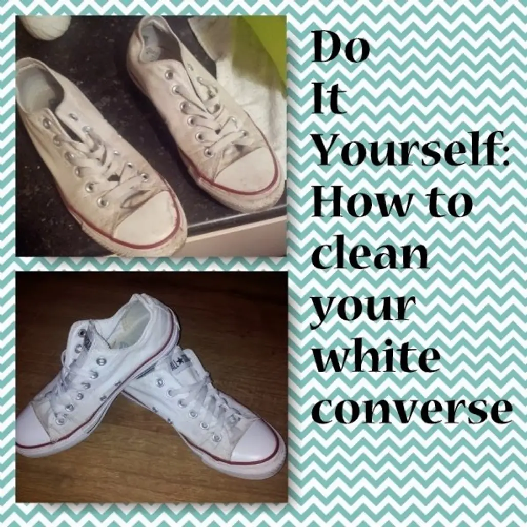 How to Clean Your White Converse Shoes