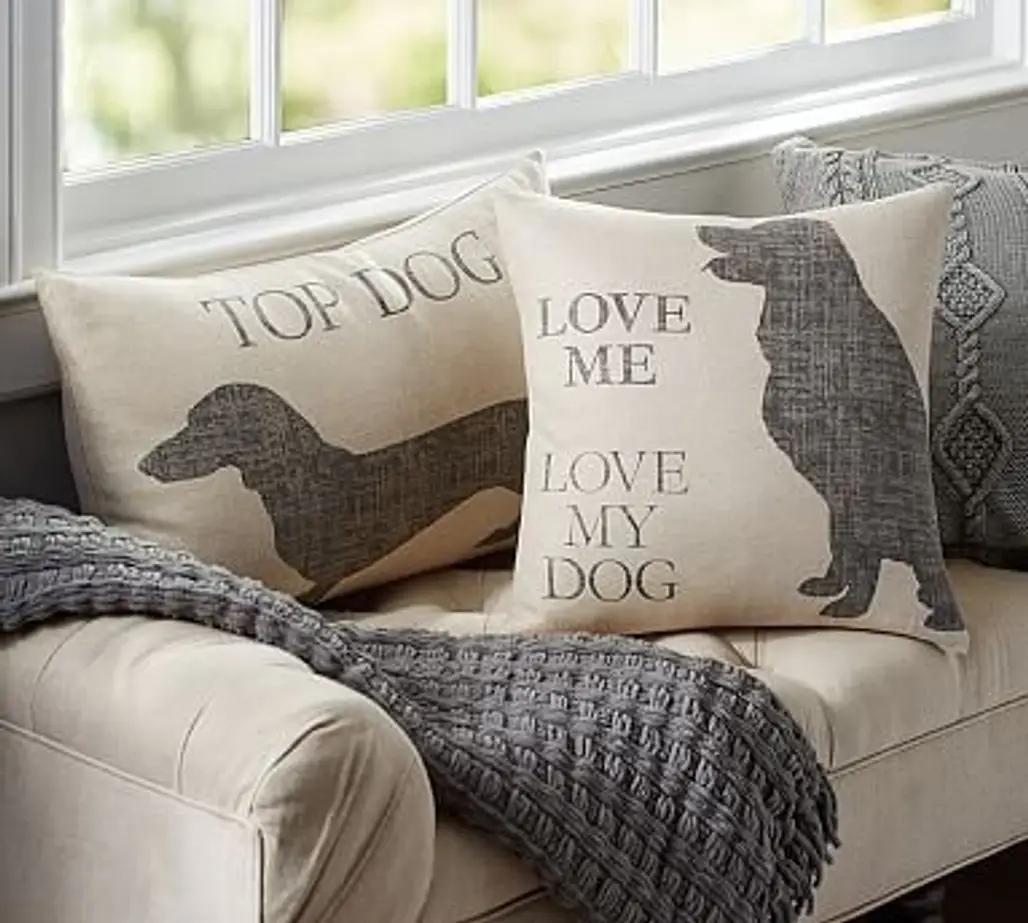 DOG PRINTS PILLOW COVERS