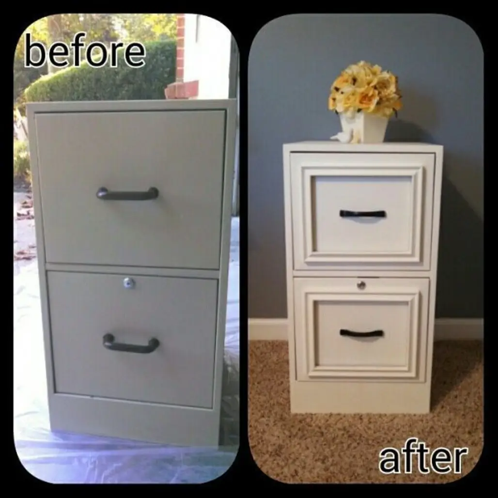 Make a Filing Cabinet Less Ugly