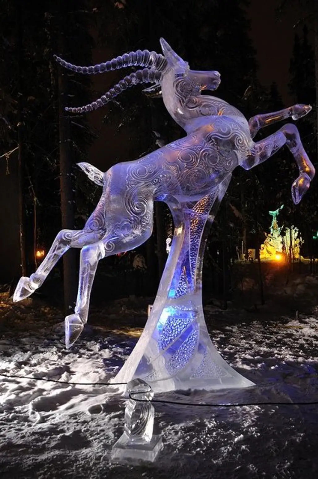 "Chasing the Wind" Ice Sculpture