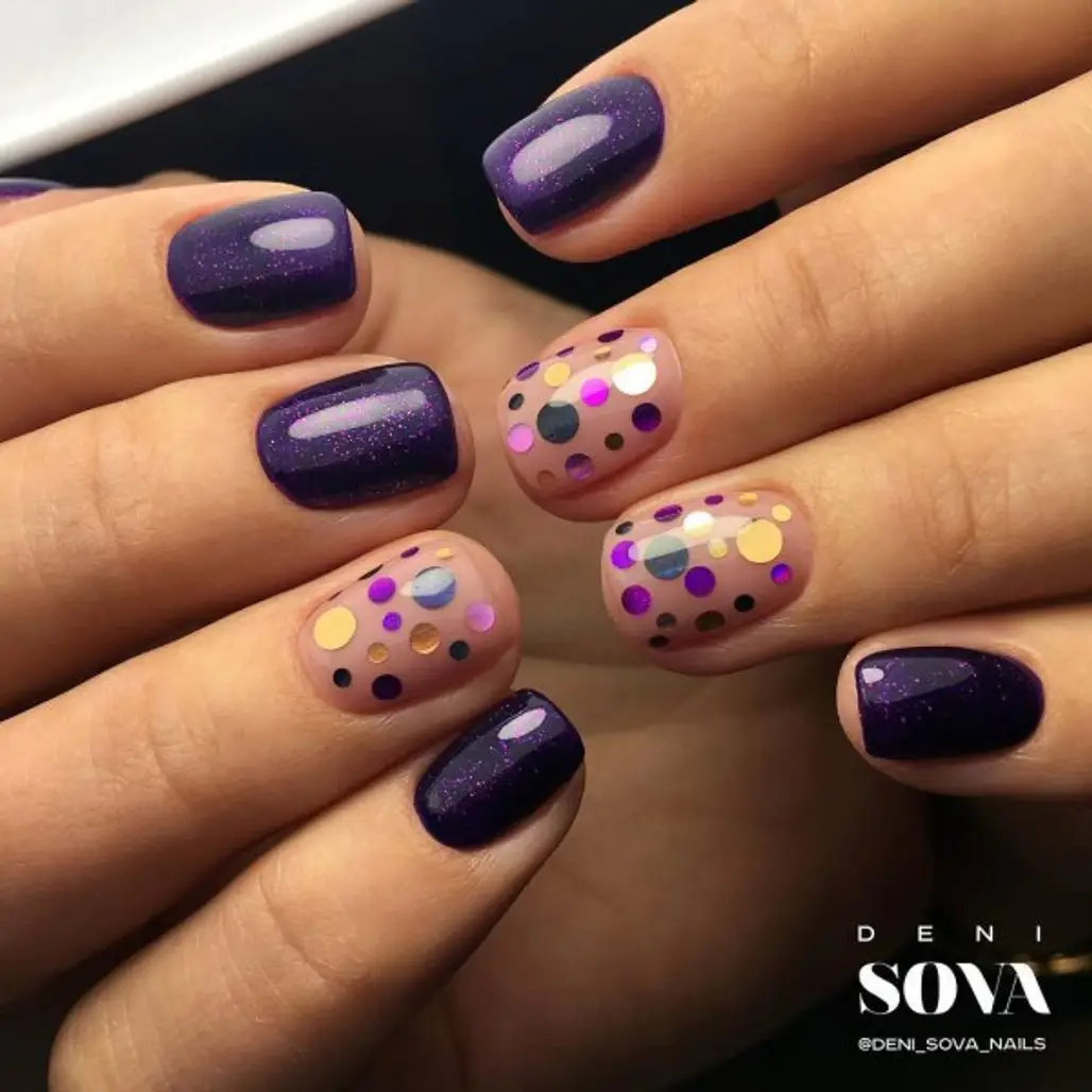 color, nail, finger, purple, nail care,