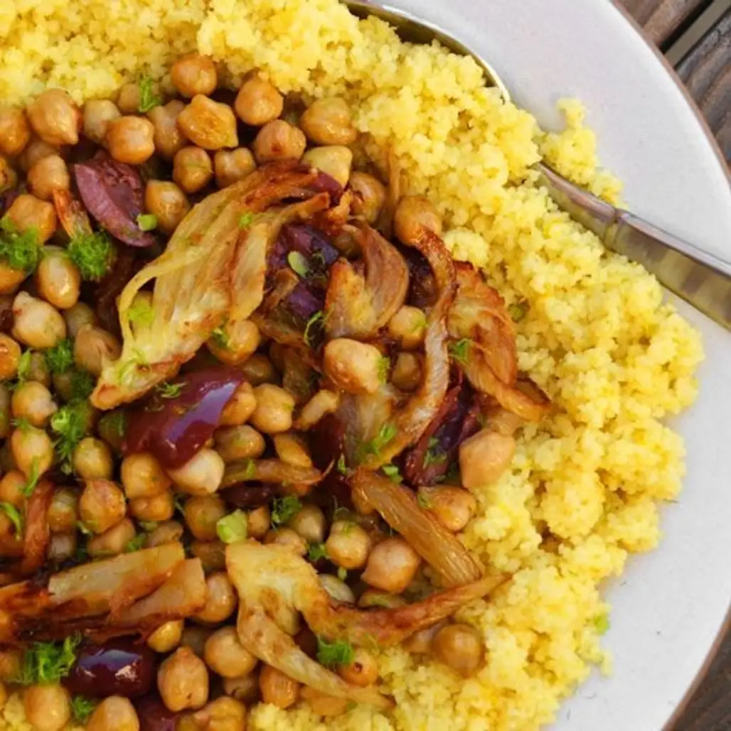 Couscous with Chickpeas, Fennel and Citrus
