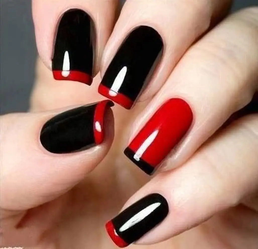 nail,finger,nail care,nail polish,red,