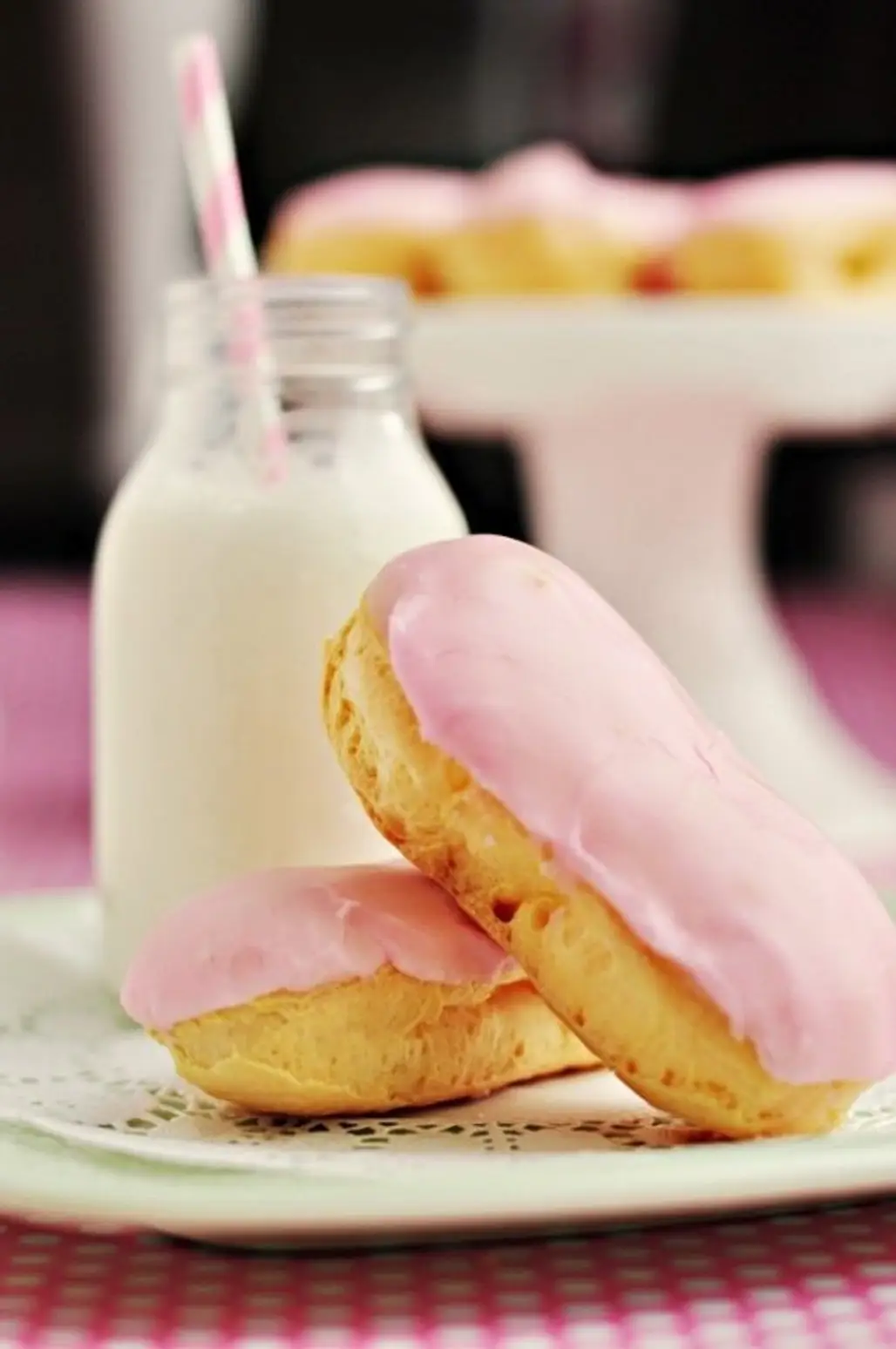 Lovely Mini Pink Eclairs