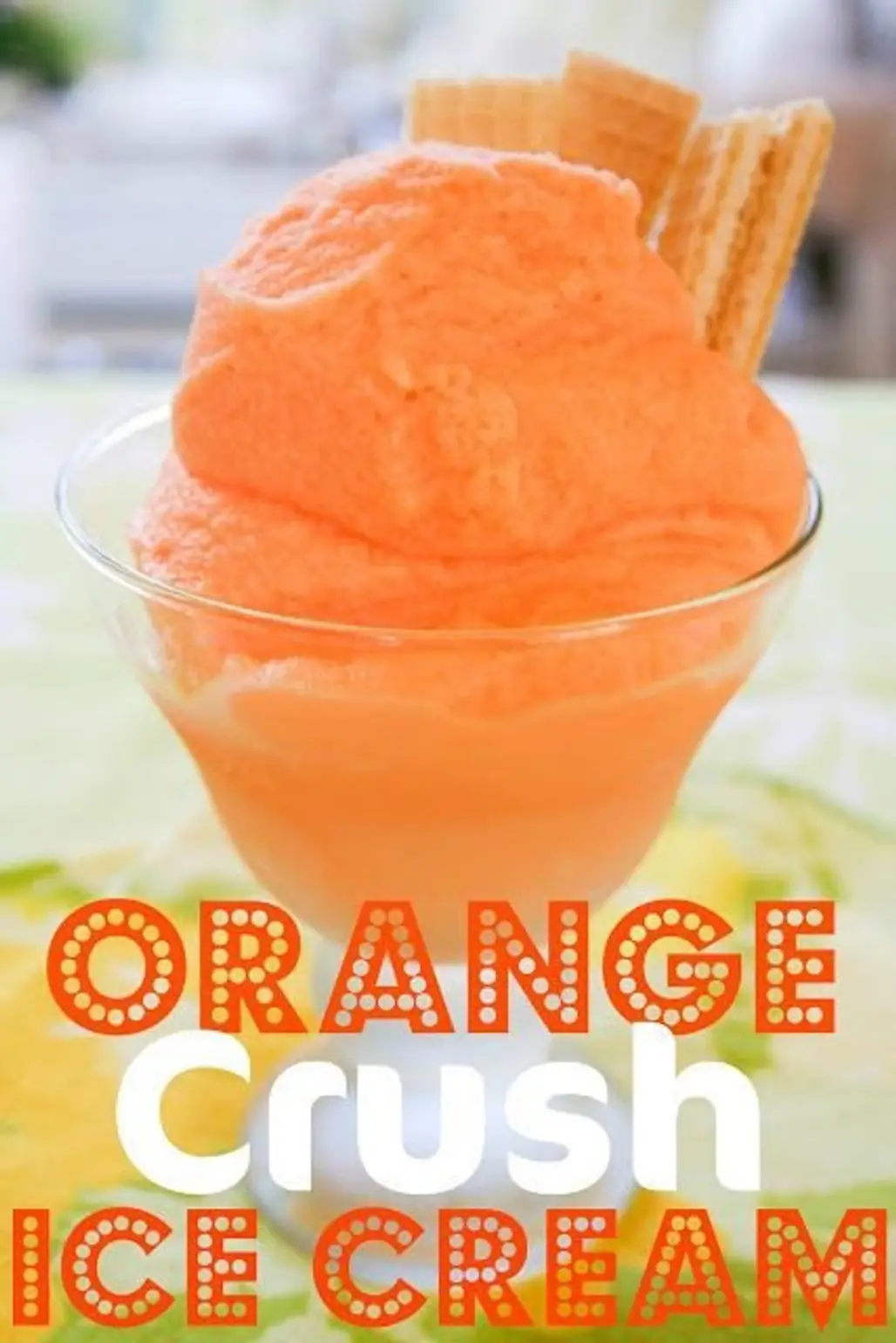 ORANGE Crush Ice Cream
