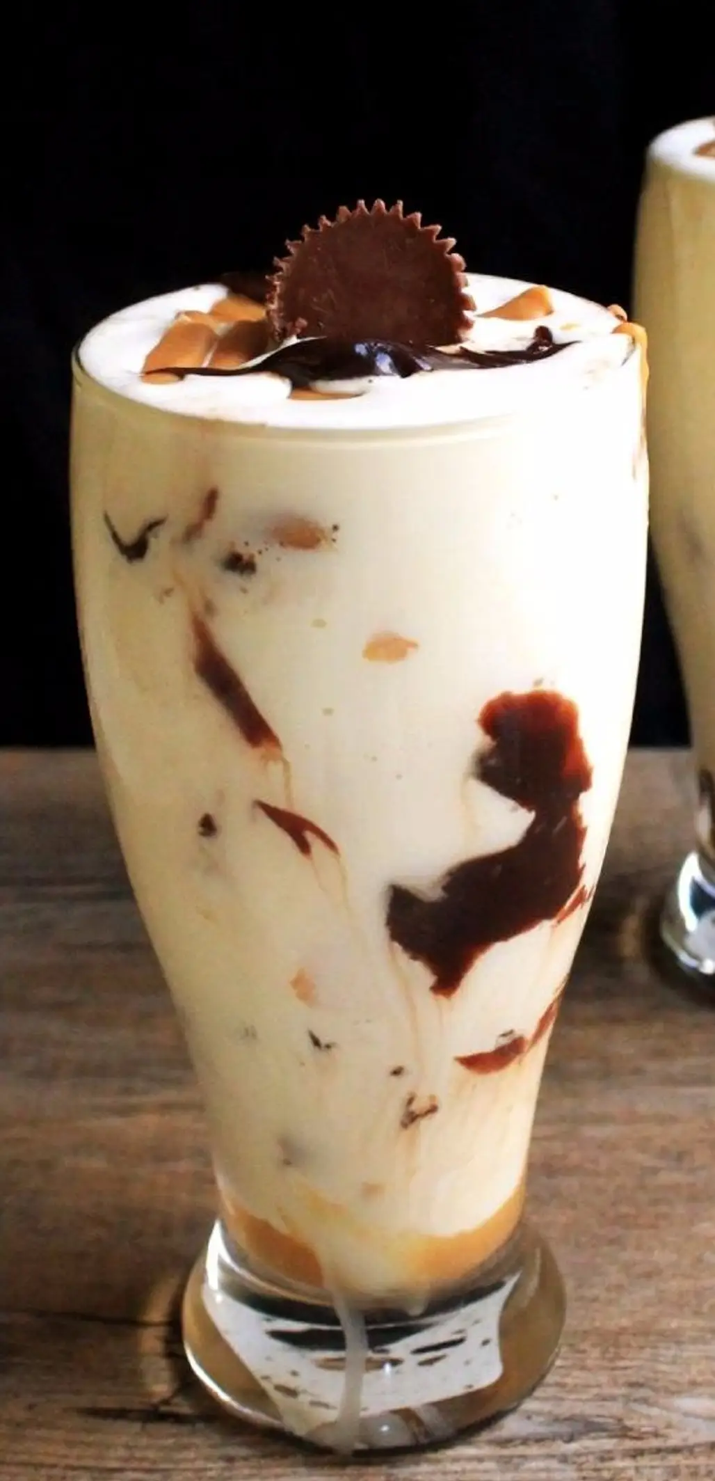 Chocolate Peanut Butter Swirl Milkshake
