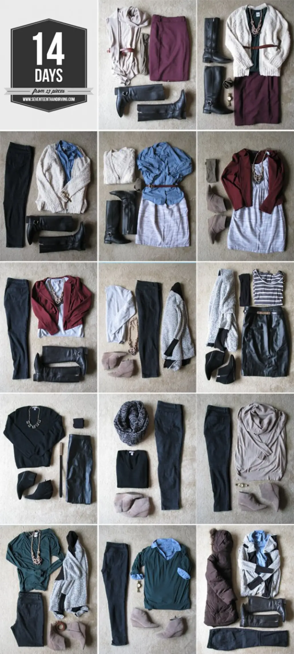 Pack for 2 Weeks with Just 13 Items of Clothing