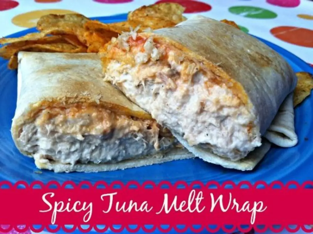 Spicy Tuna Melt Wrap