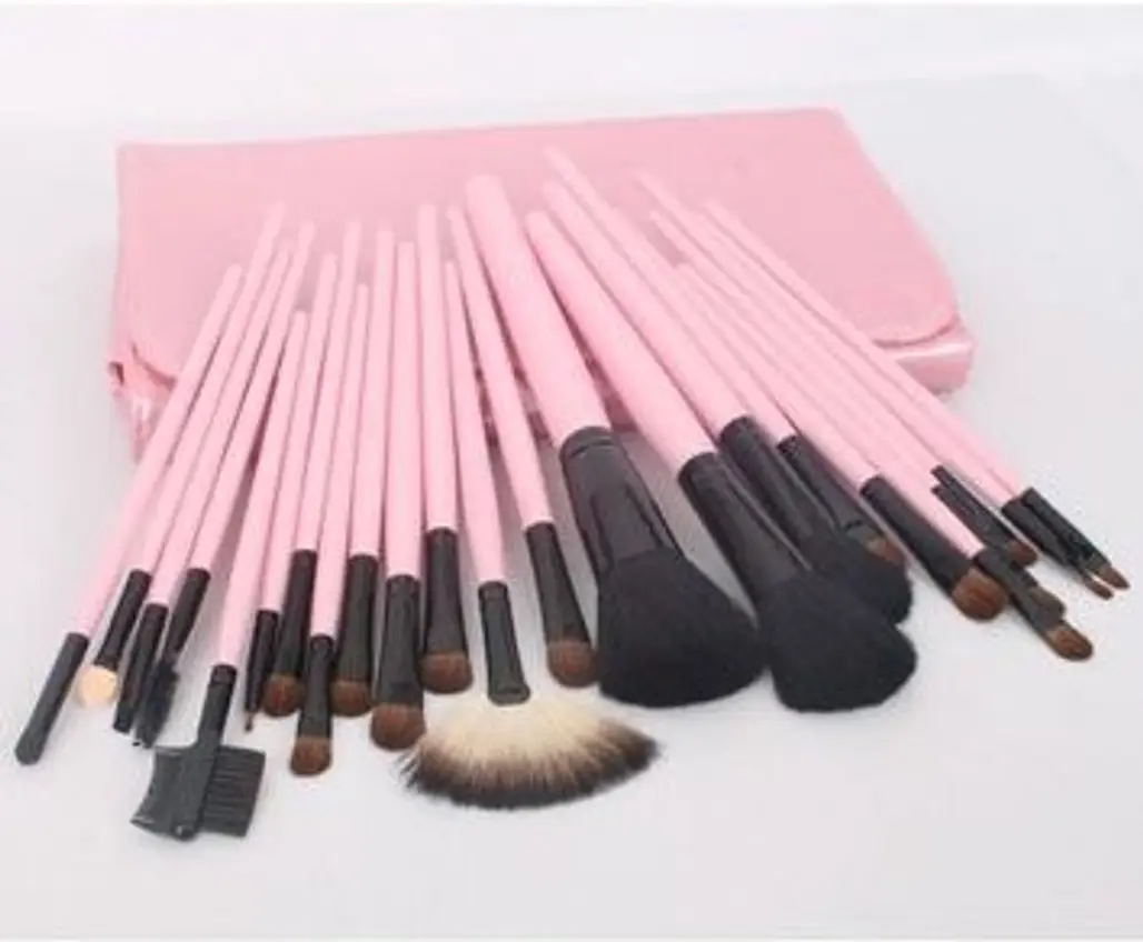 23pcs Pink Professional Cosmetic Makeup Make up Brush