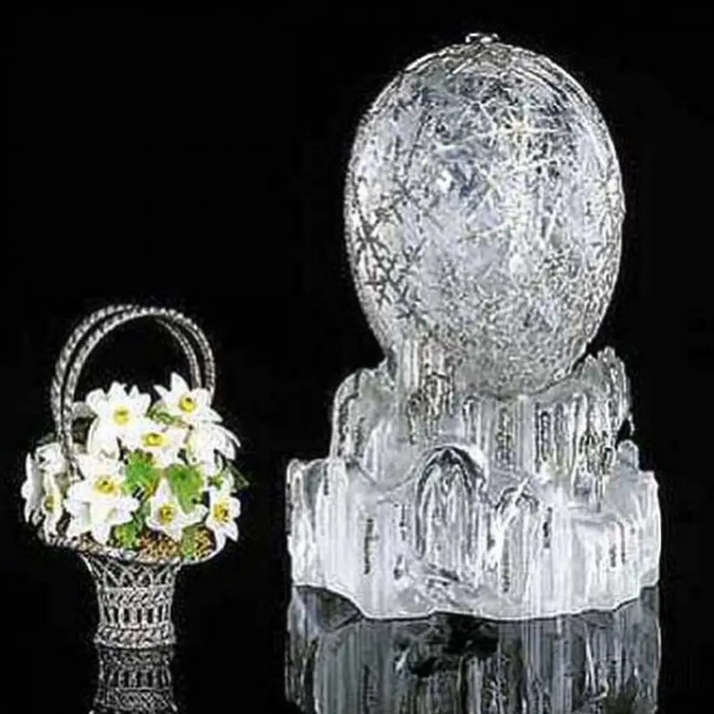 Crystal, Centrepiece, Glass, Plant, Still life photography,