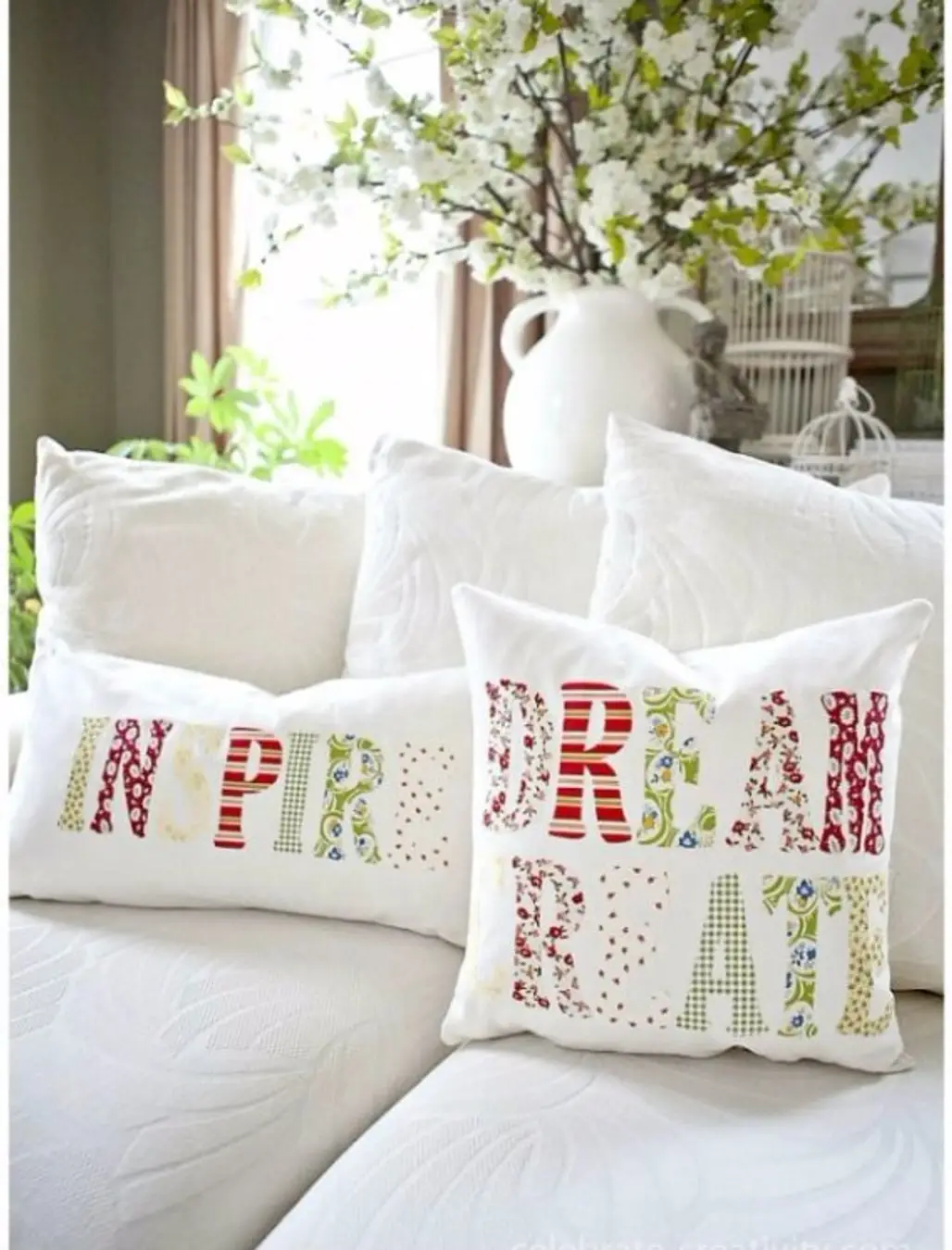 Word Applique Cushions