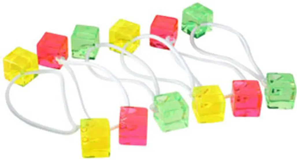 ASOS Pack of Six Neon Cube Hair Elastics