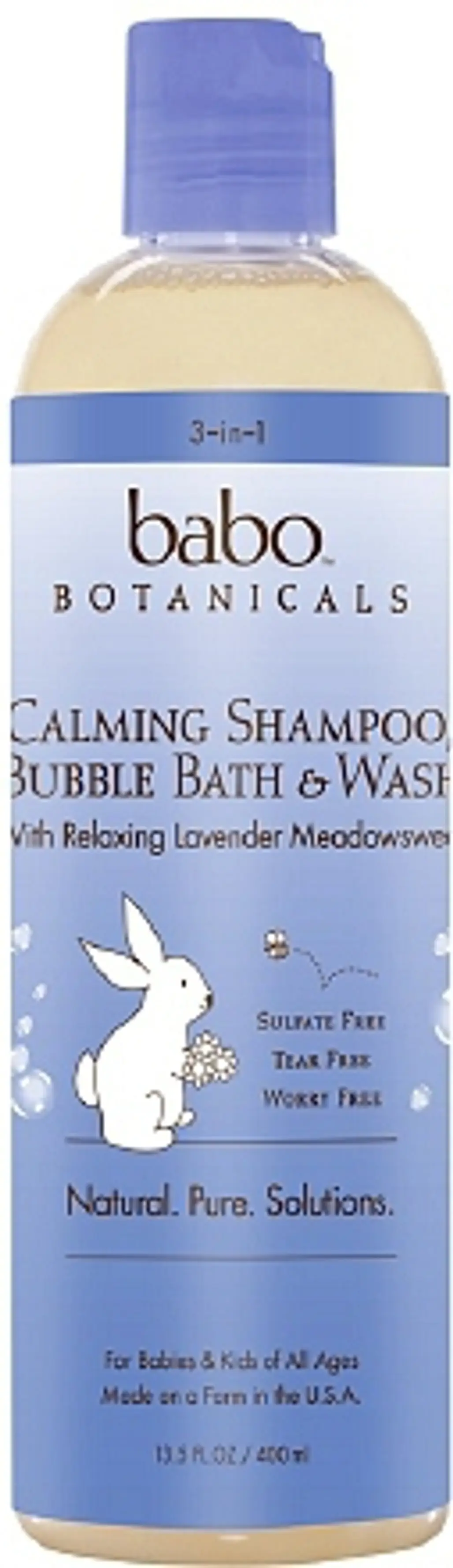 Babo Botanicals 3 in 1: Bubble Bath & Shampoo & Wash