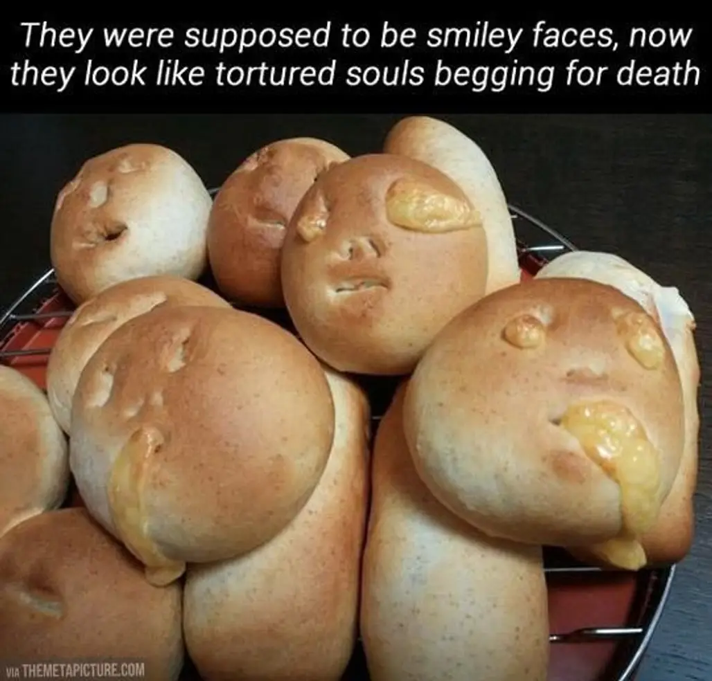 Smiley Face Bread