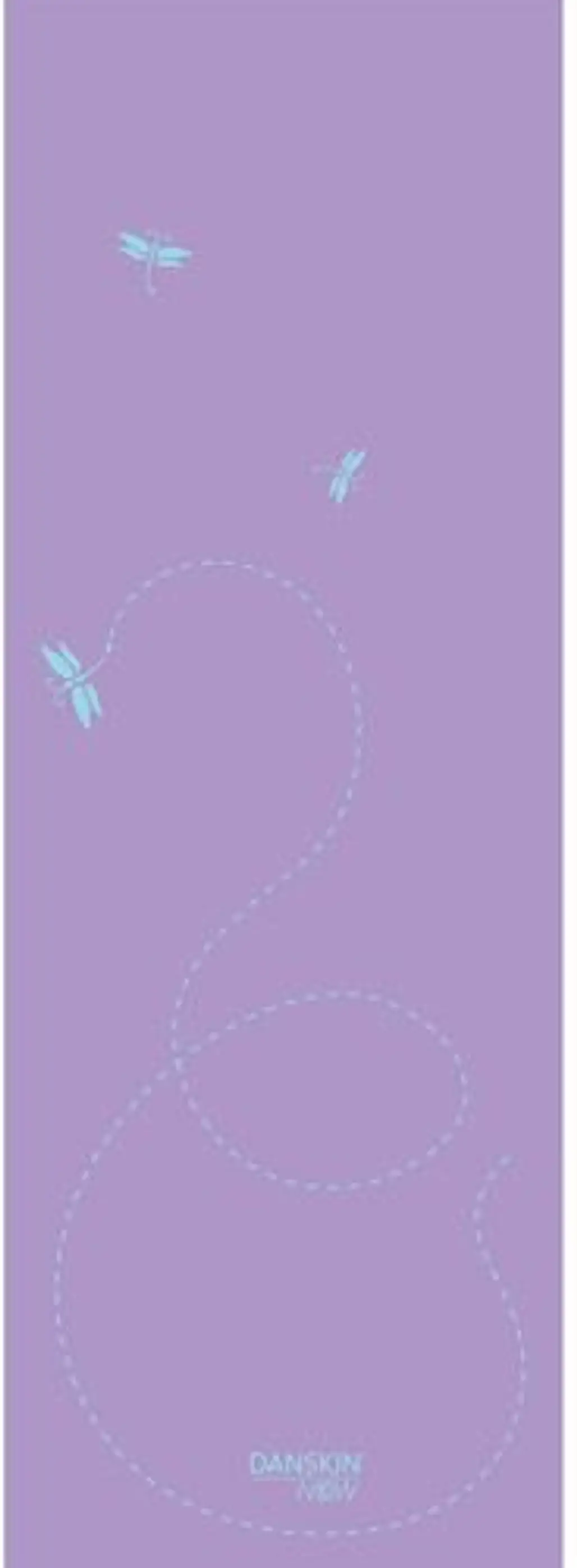 Danskin NOW 3mm Printed Happiness Yoga Mat, Lavender Butterflies