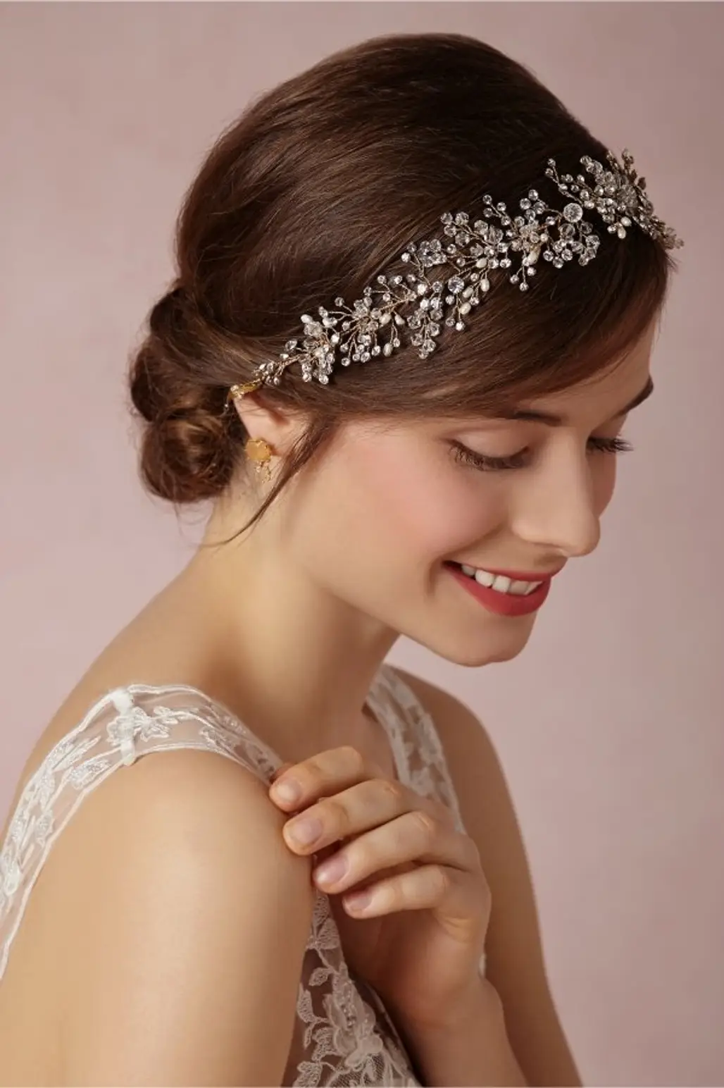 Accessorize with a Short Veil (or Skip the Veil Altogether)